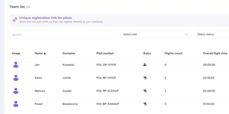 CAA Pilot License Sync